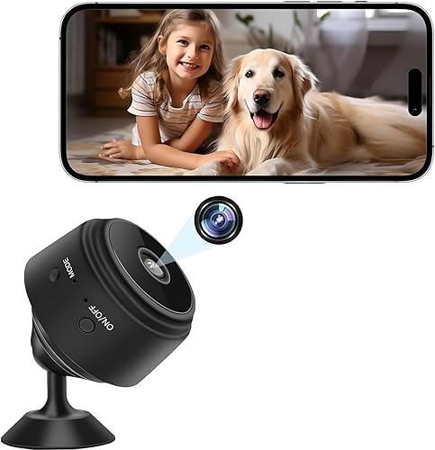 Cámara oculta, mini cámara 2K, cámara oculta para niñera, cámara espía WiFi con visión nocturna y detección de movimiento, cámara de seguridad