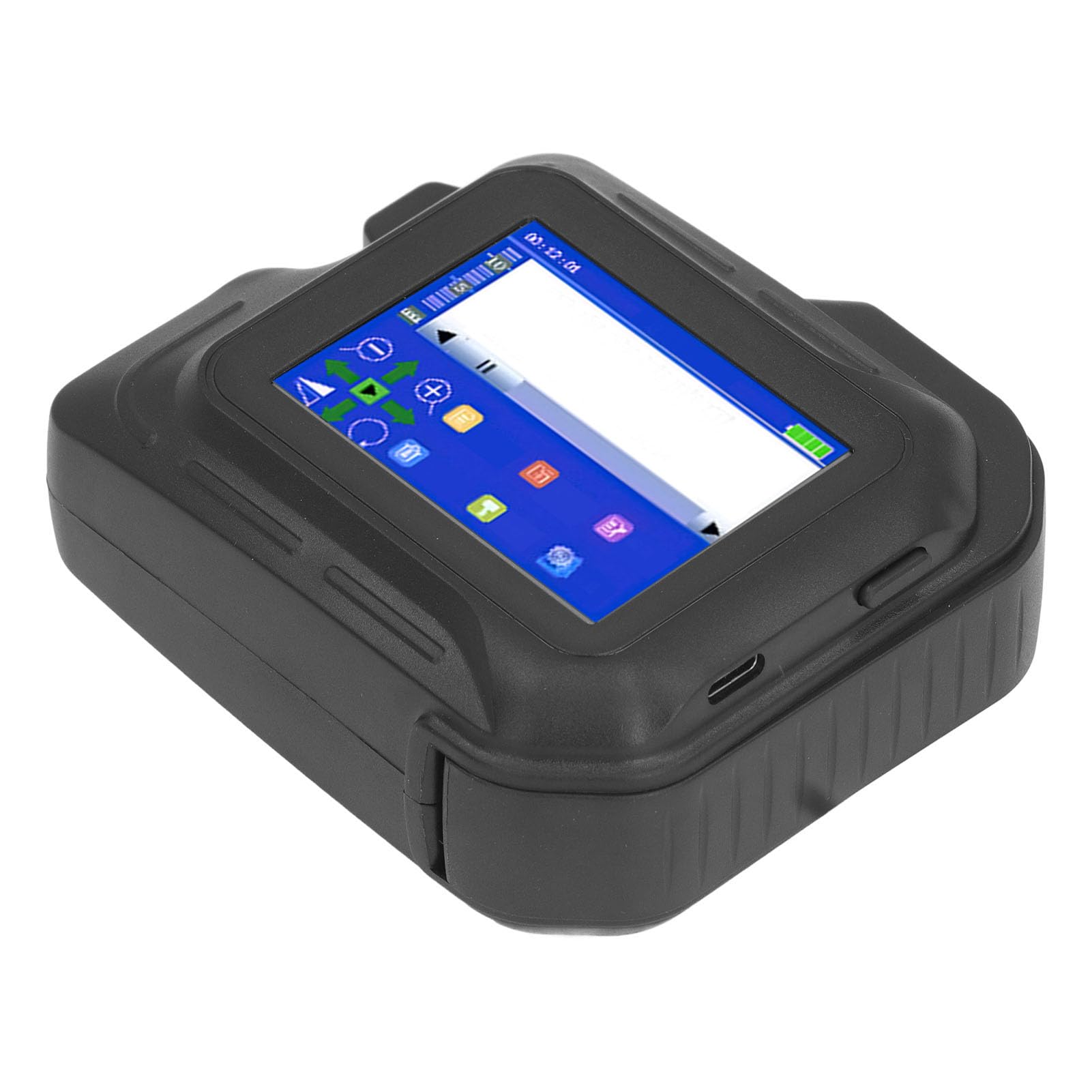 Domary Stampante a Getto D'inchiostro Portatile Touch Screen da 4,3 Pollici | Impugnatura Ergonomica in ABS, 600 Dpi, Stampa di Codici QR su Legno/plastica/pelle, per App di Modifica /iOS