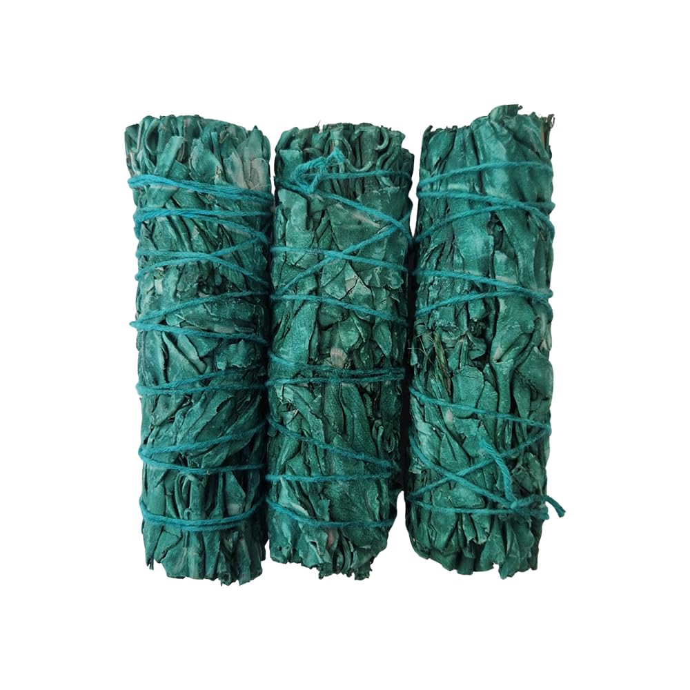Smudge Stick, White Sage and Nag Champa 4", Pack of 3