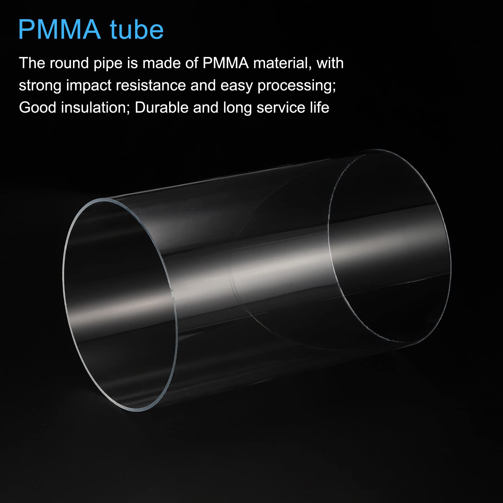 sourcing map PVC Transparent Rohr Innendurchmesser 145mm Durchmesser 150mm