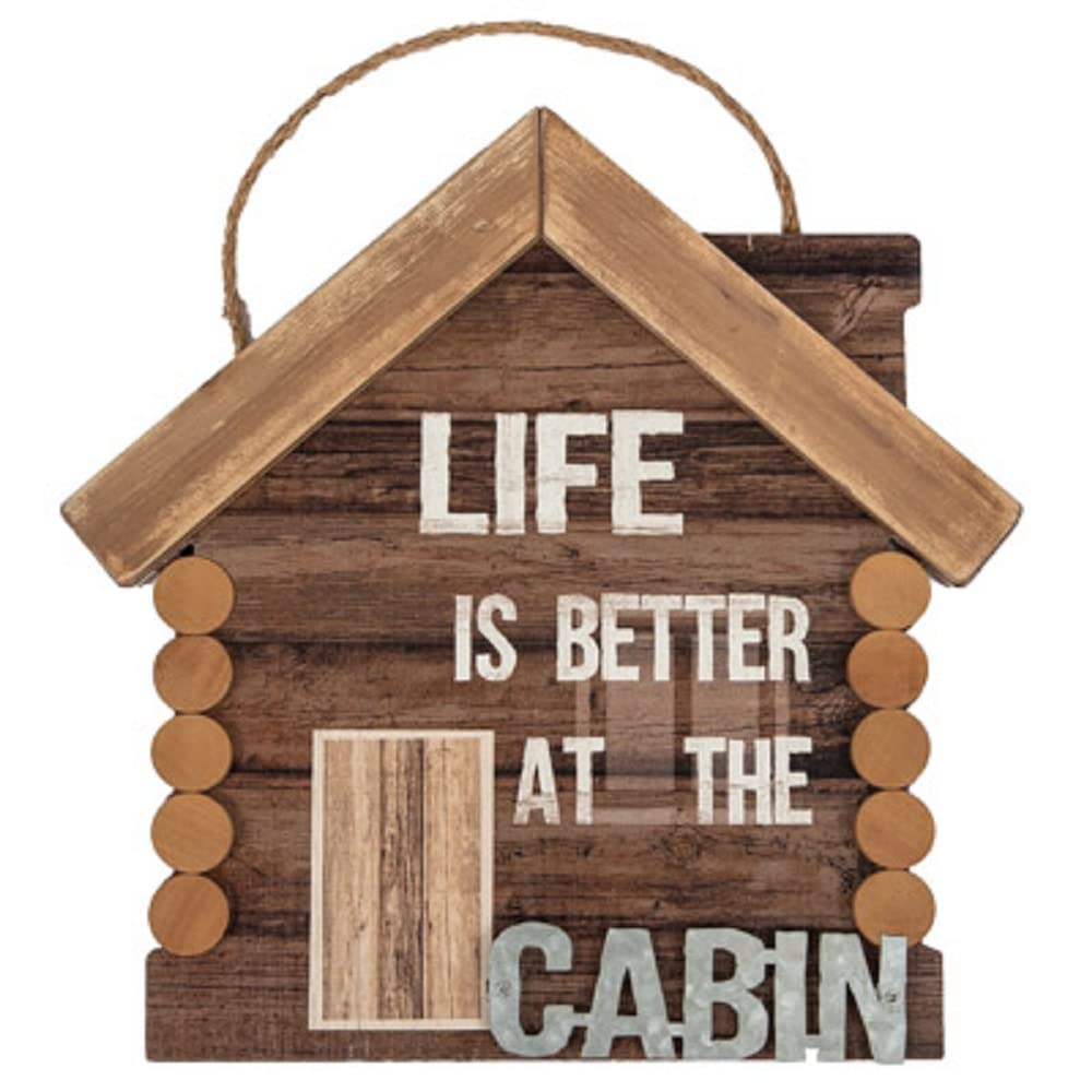 Globe ImportsLife is Better at the Cabin Sign
