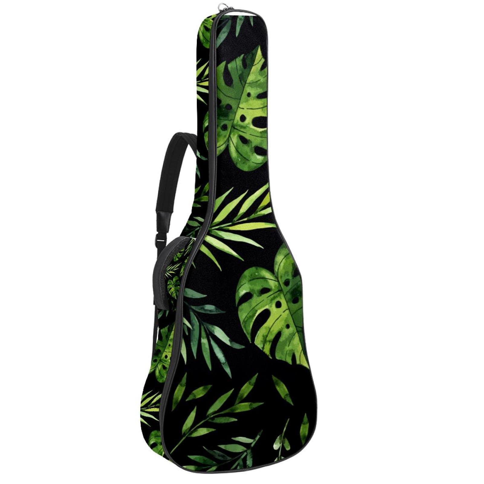 Torba na gitarę akustyczną wodoodporna gitara plecak gruby miękki wyściełany płaski 'Happy Easter Bunny Egg' klasyczna gitara etui, Kolor3, 42.9x16.9x4.7 in, Organizer do torby