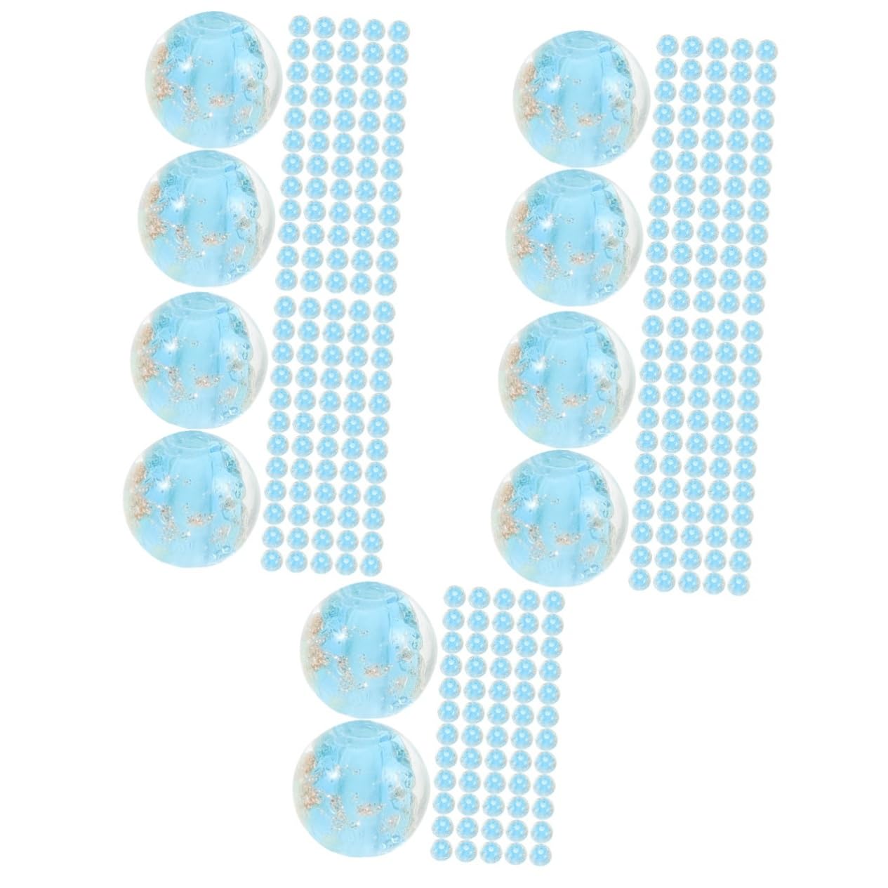 SHINEOFI 500 Pezzi Di Accessori Per La Realizzazione Fai Da Te In Perline Fai Da Te Perline Distanziatrici Collana