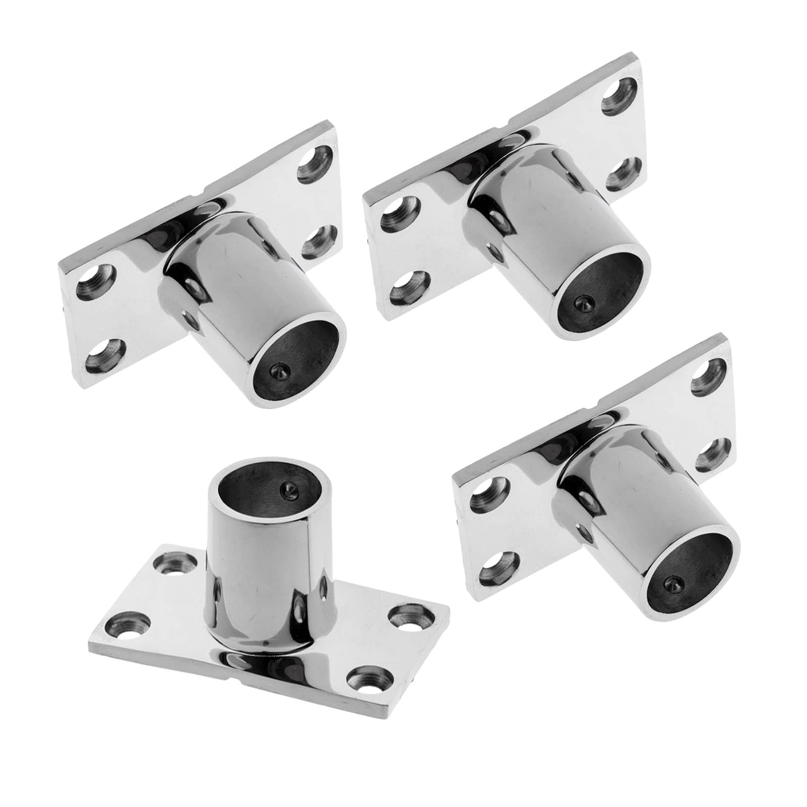 Aexit 304 roestvrij staal 9 mm dikke ring langwerpige zeil schaduw pad oog plaat boot tuigage 4 stuks Aexit 304 roestvrij staal 9 mm dikke ring langwerpige zeil schaduw pad oog plaat boot tuigage 4 stuks