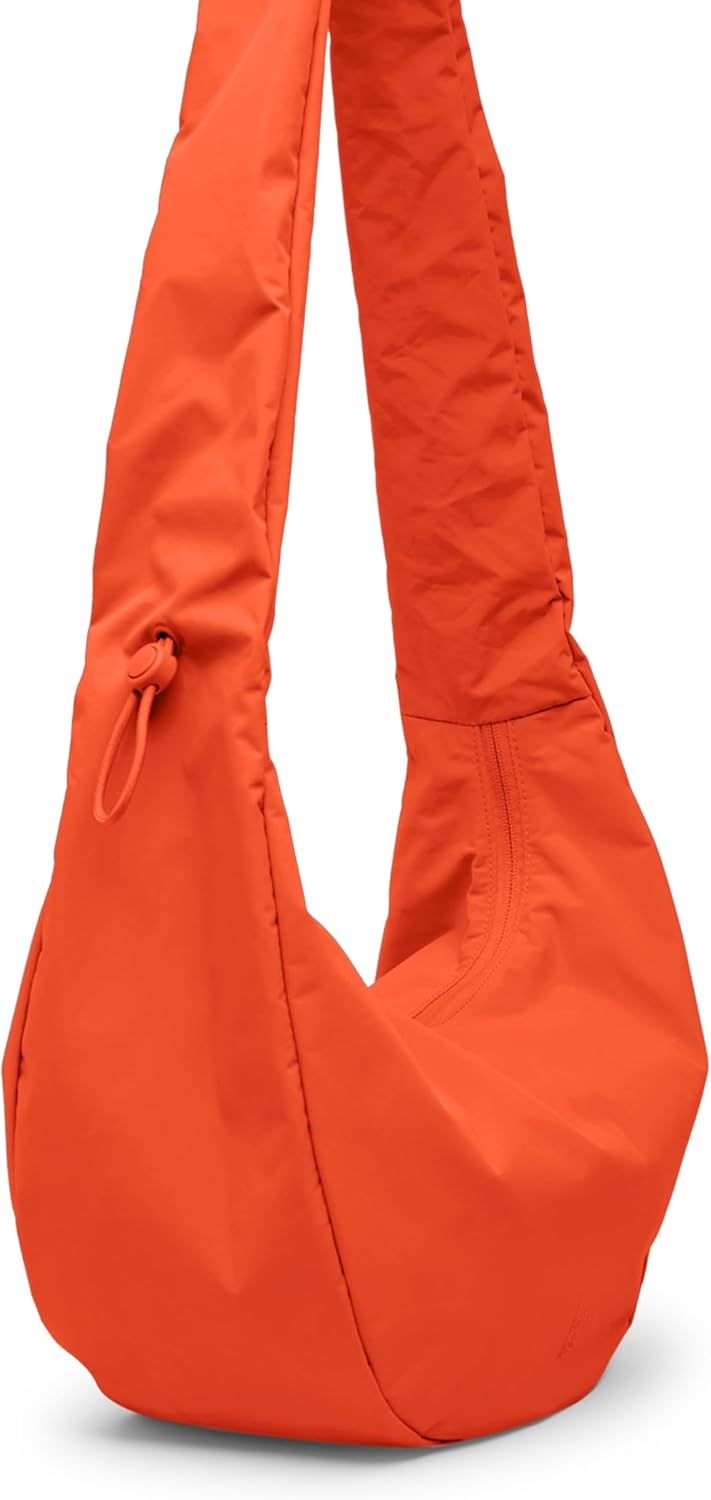 GOT BAG Crossbody Bag Moon Bag Ruffle | Stylish Shoulder Bag with Adjustable Ruffle Strap