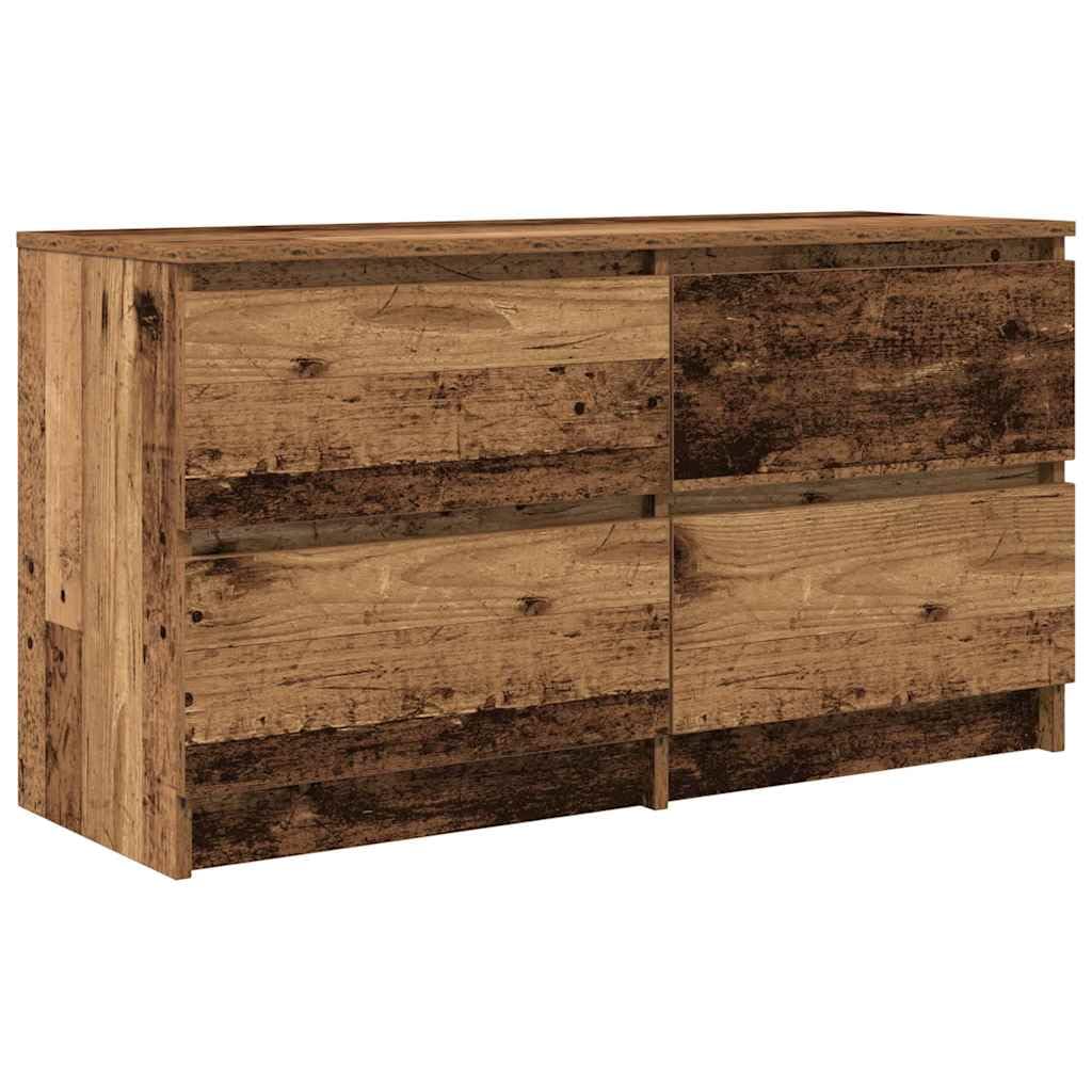 vidaXL Mueble de TV de Madera Antigua 100x35x54 cm Madera ingeniería