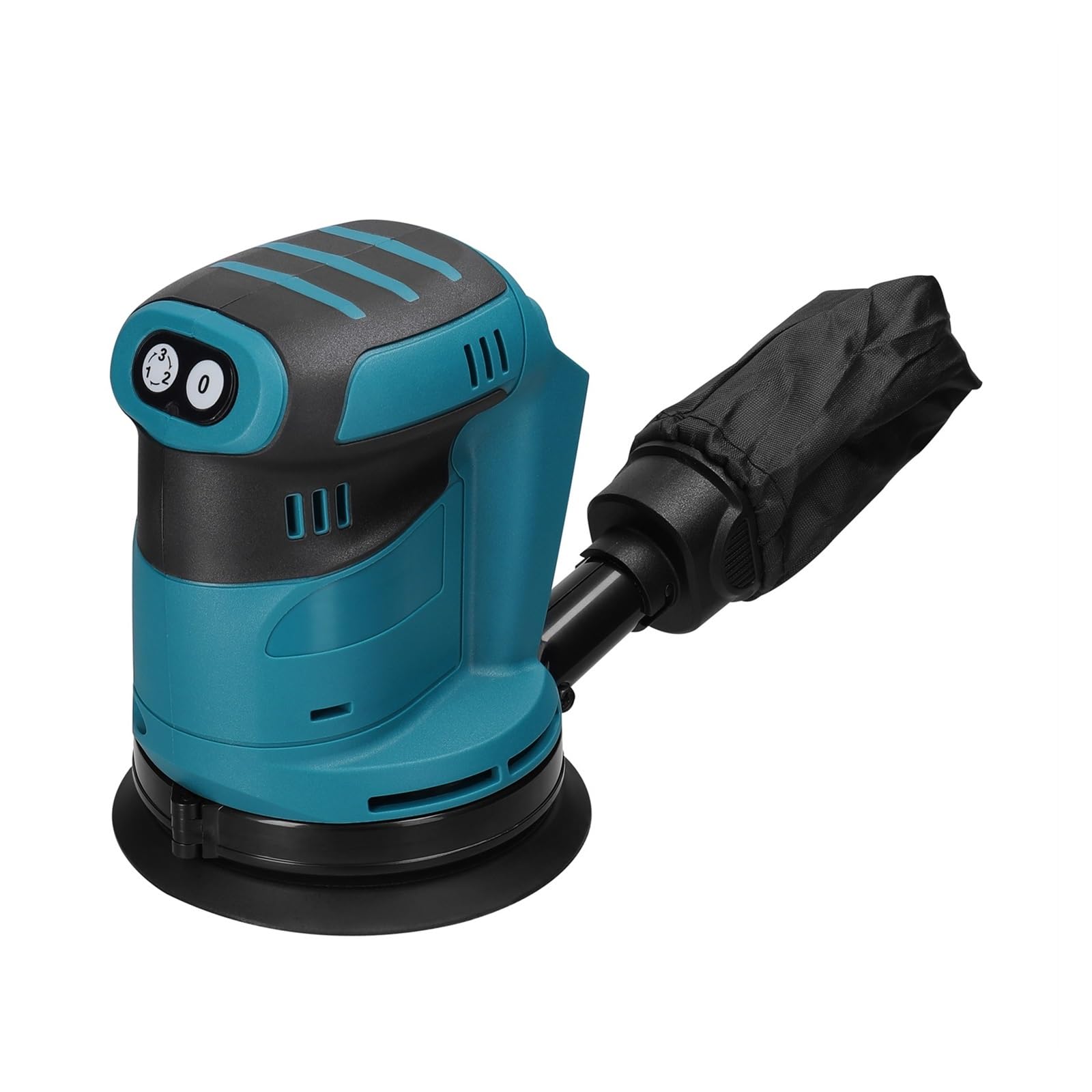 Bezprzewodowa szlifierka oscylacyjna 125mm silnik szczotkowy szlifierka do drewna polerka woskowanie szlifowanie szlifierka polerka do akumulatora 18V(Blue)