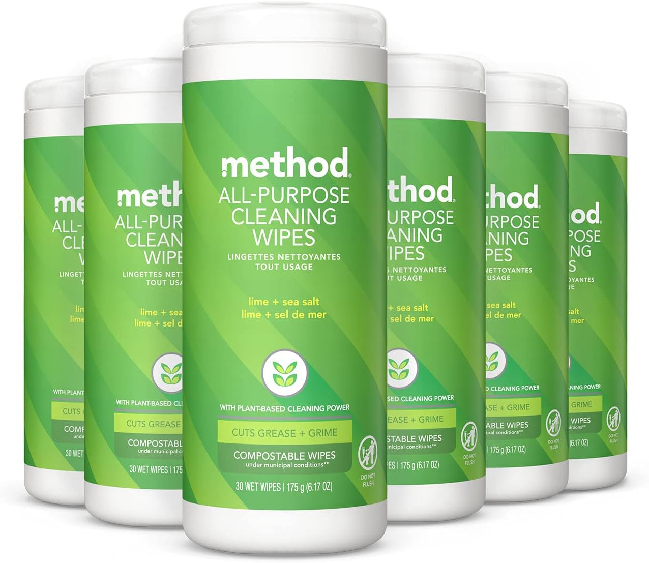 Method AllPurpose Cleaning Wipes, Lime+ Sea Salt, Multi