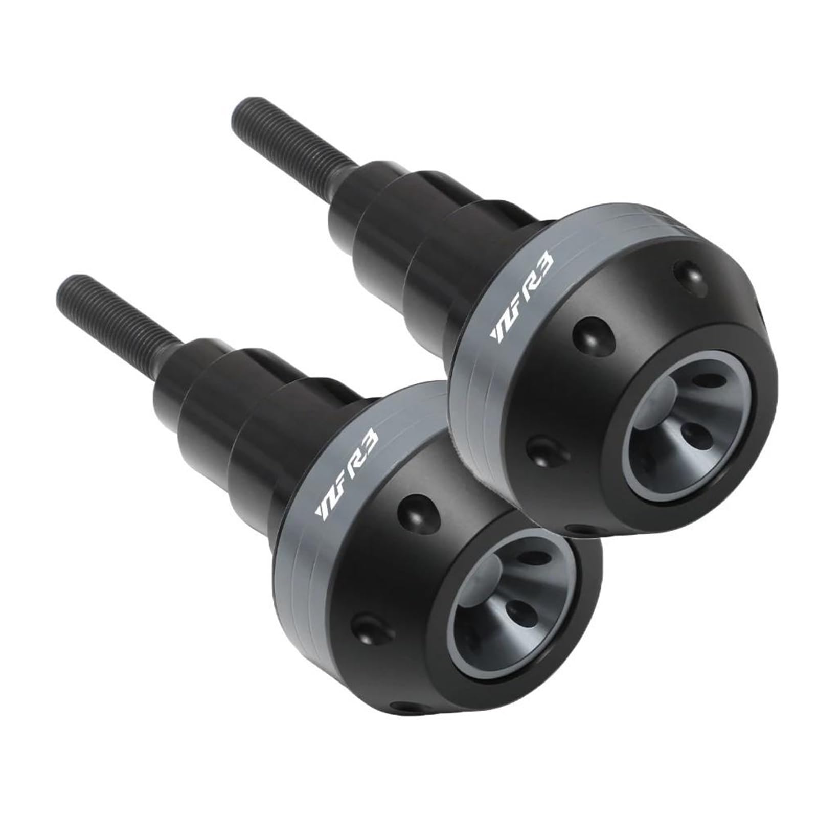 Frame Sliders Motorcycle Bumper Frame Sliders Anti Crash Pad Protector For XSR700 YZF R1 R3 YZFR1 YZFR3 Falling Protection Drop Ball Crash Protector(Titanium,R3)