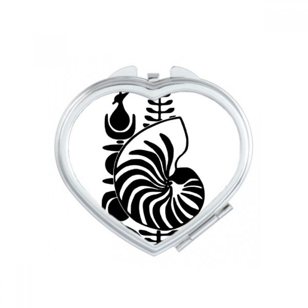 Miroir de poche National Emblem Coeur, l'atout beauté nomade et discret