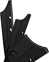 Vista 4 de XYJ 9 piezas de plástico cubiertas de cuchillo mangas protector de borde protector de hoja para cuchillo de chef de cocina