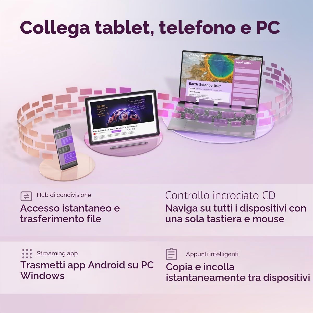 Lenovo Tablet Idea Tab Pro 12.7" 3K 256GB/8GB Grigio + Tab Pen Plus + Tastiera