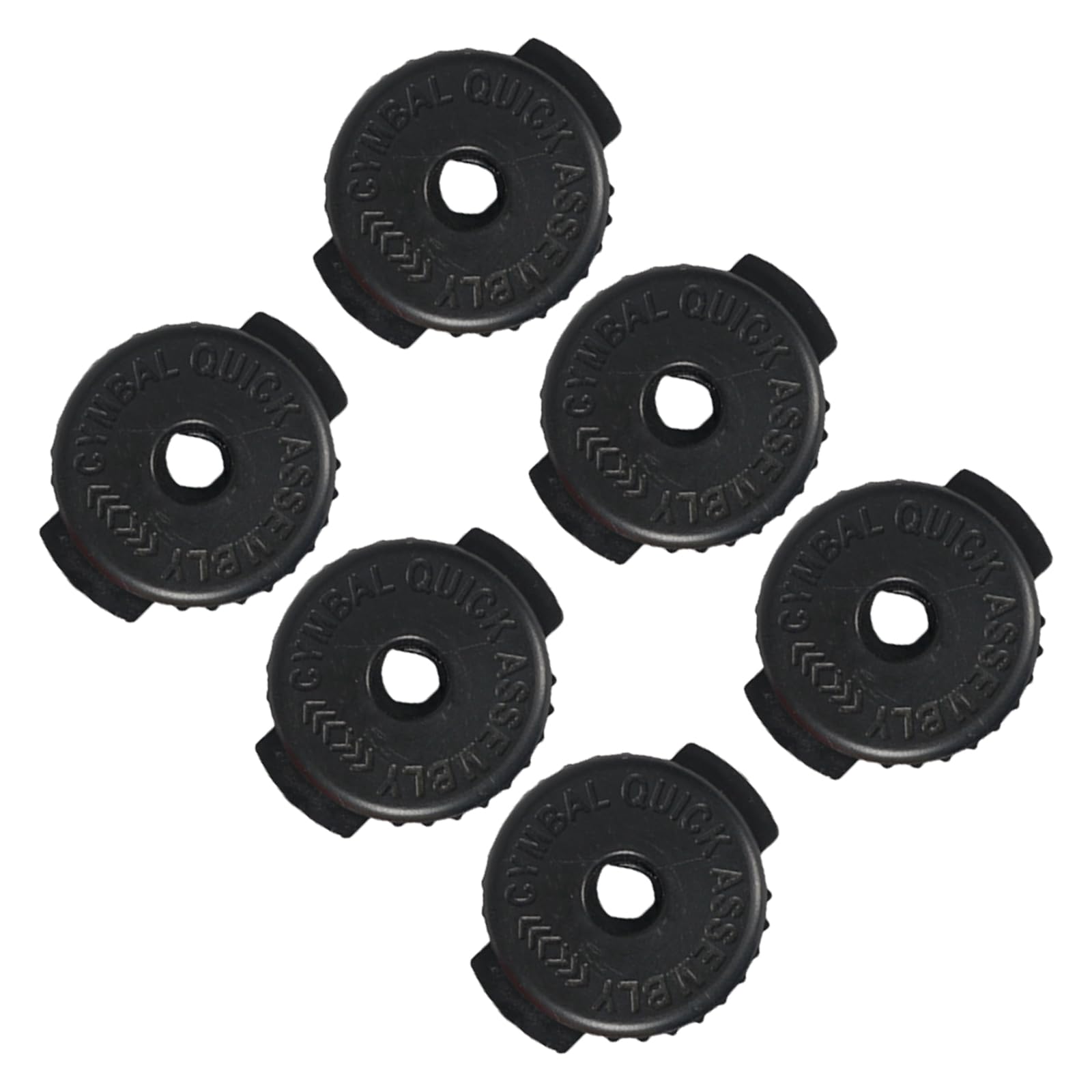 Xjdzineq Of 6 Silicone Cymbals Nut Quick Releasing Drum Accessories Cymbals Fastener Nut for Percussion Instrument Part Musician Drum Accessories
