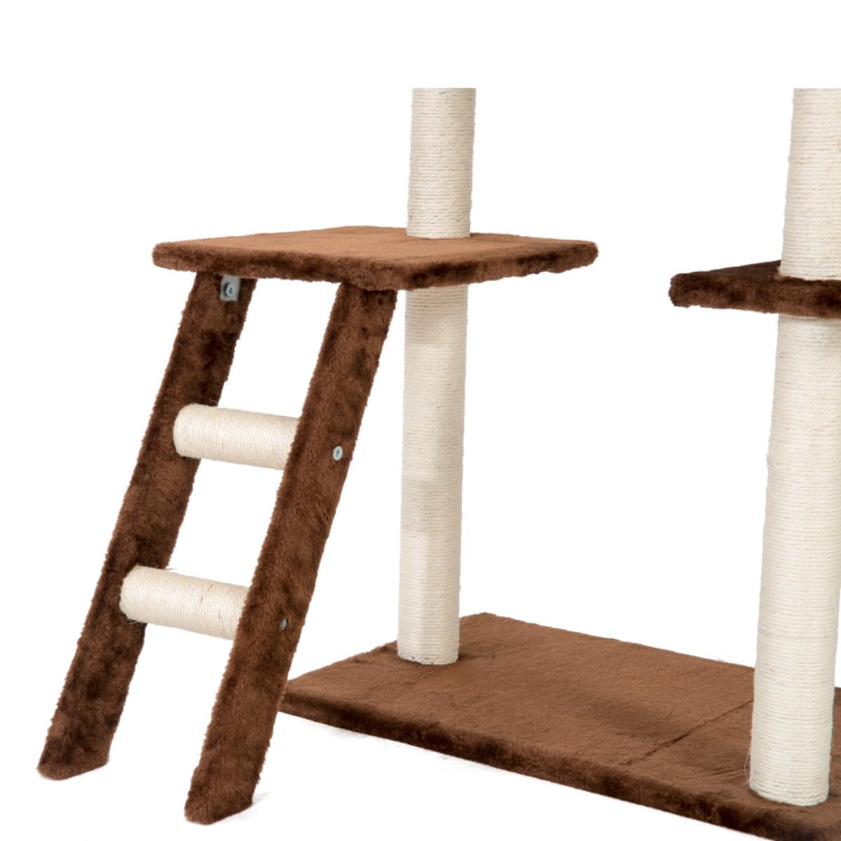 Amazon | キャットタワー 突っ張り おしゃれ 全面麻紐 全高235-258cm