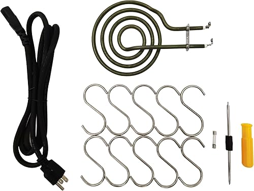 Miniatura 7 de Barbacoa eléctrica ahumador de carne comercial vertical digital lateral cargador de virutas de madera parrilla horno de humo salchicha 5 estantes