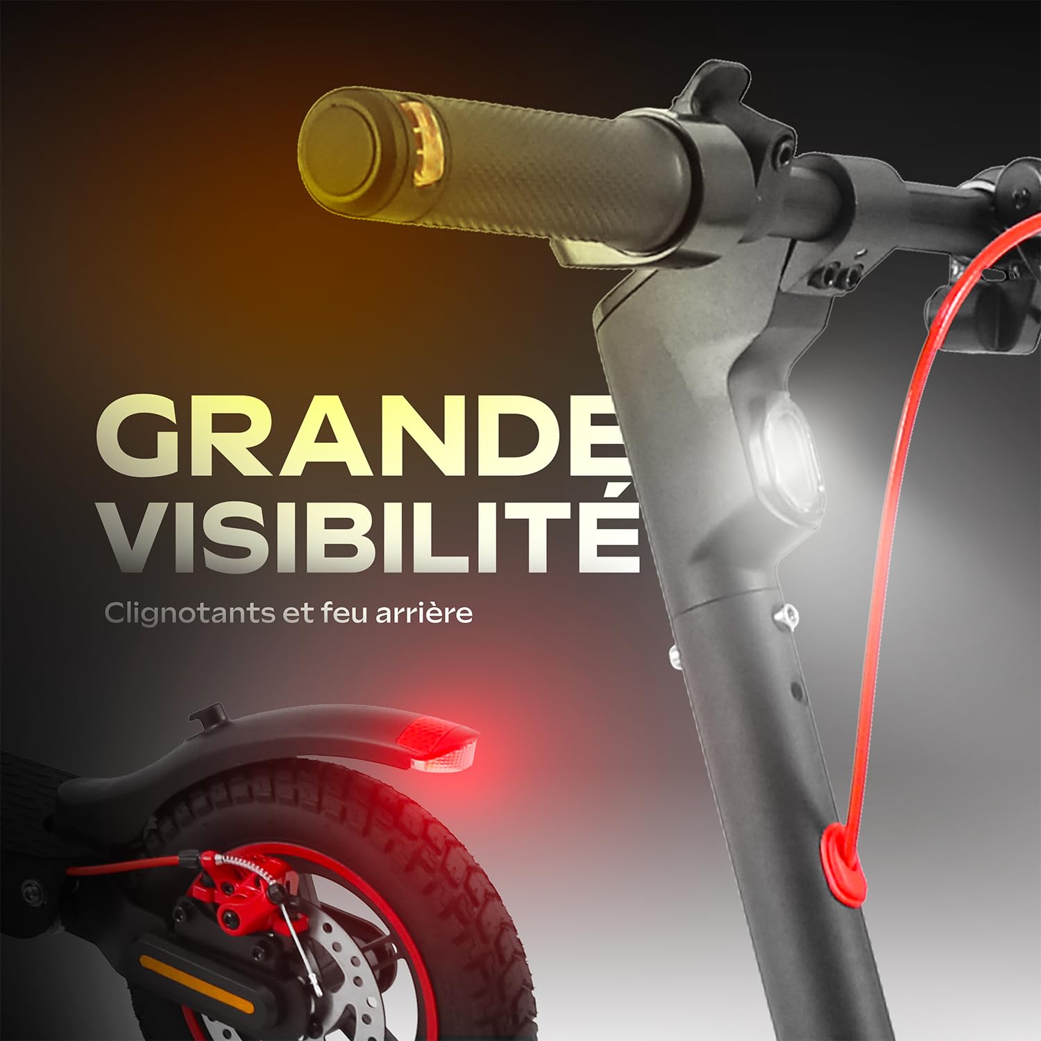 Trottinette Électrique Adulte UrbanGlide 100P11 – Autonomie Jusqu'a 30 km - Pneu 10" - Batterie 42V - Poids 15Kg