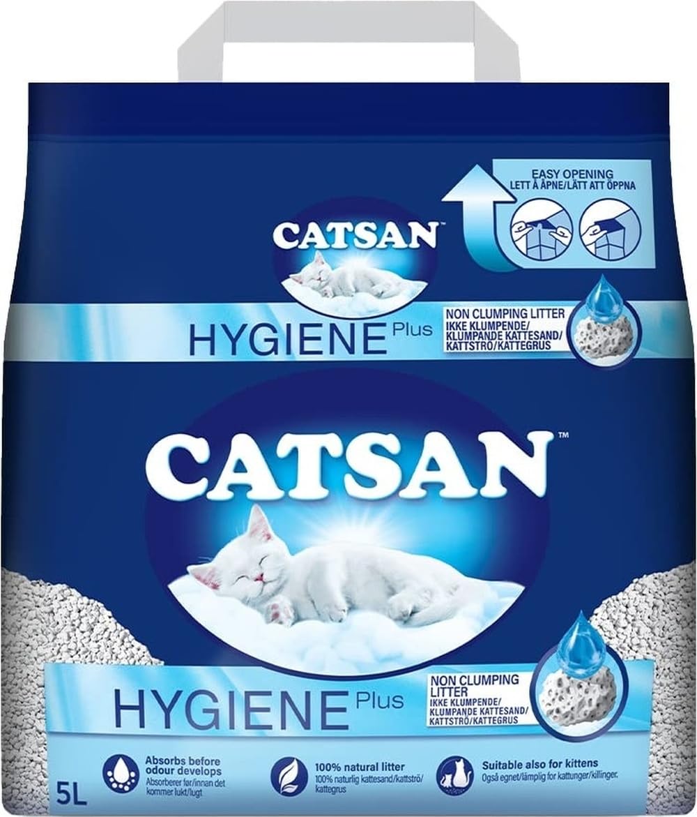 Catsan Hygiene Non-Clumping Odour Control Cat Litter 5L