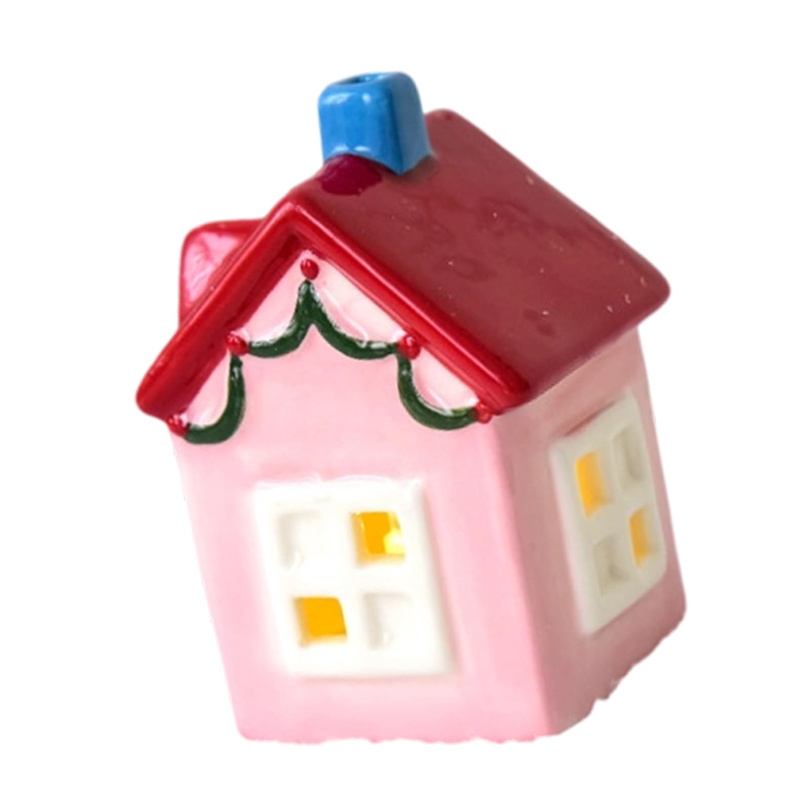 Ceramic Christmas Cottages Houses with Battery Power Supply Safe Indoor and Outdoor Decoration for Seasonal Enthusiasts Battery Operated Christmas Village