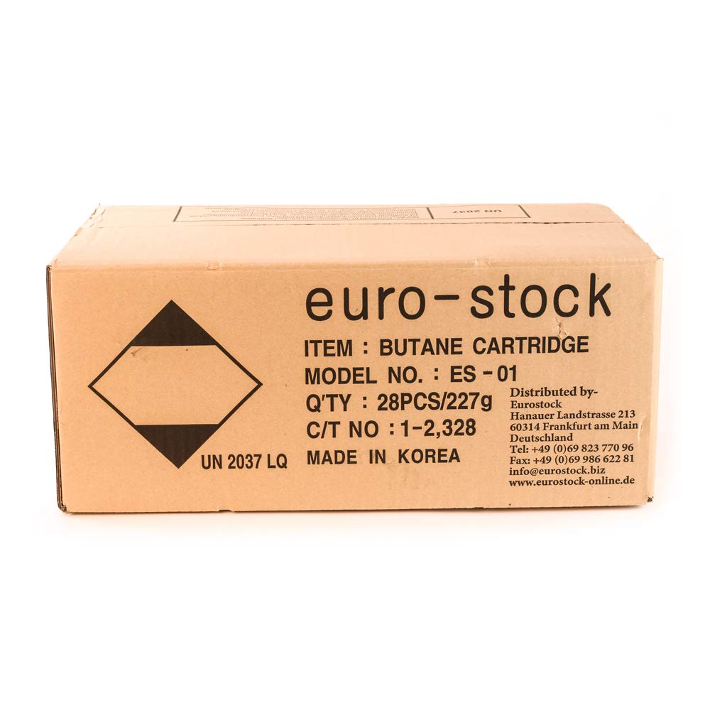 28 x MaXimum Gaskartuschen 227g MSF- 1a ES-01 Butan Gaskartusche für Gaskocher Gasheizung Gasbrenner Lötbrenner