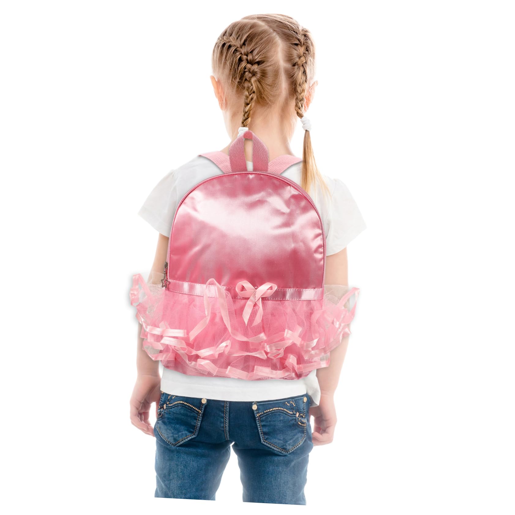 GALPADA 3stücke Ballett Rucksack Für Mädchen Große Kapazität Verstellbare Wasserabweisend Für Tanzkleidung Und Ballettschuhe Süßer Rosa Tanzrucksack Für Kleine Tänzerinnen