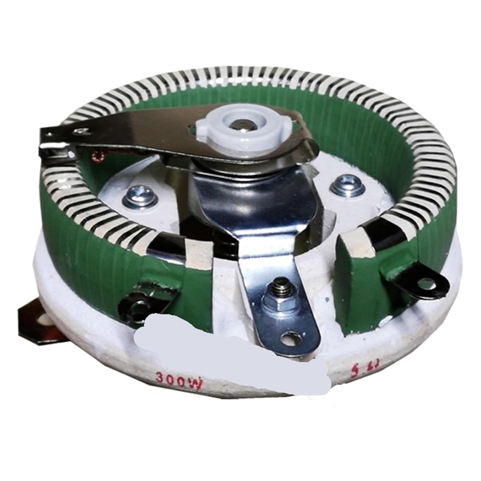 resistore regolabile con reostato ceramica BC1 Resistore a disco circolare 25W 50W 100W 200W 300W 3 5 100K Potenziometro regolabile Reostato a filo avvolto Rotary variabile(25W 500 Ohm 44X40mm)