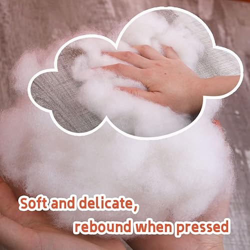 Miniatura 4 de MORFEN Relleno de fibra de alta calidad de 40.57 oz40.5 onzas, relleno de animales de peluche, relleno de almohada para almohadas, relleno de