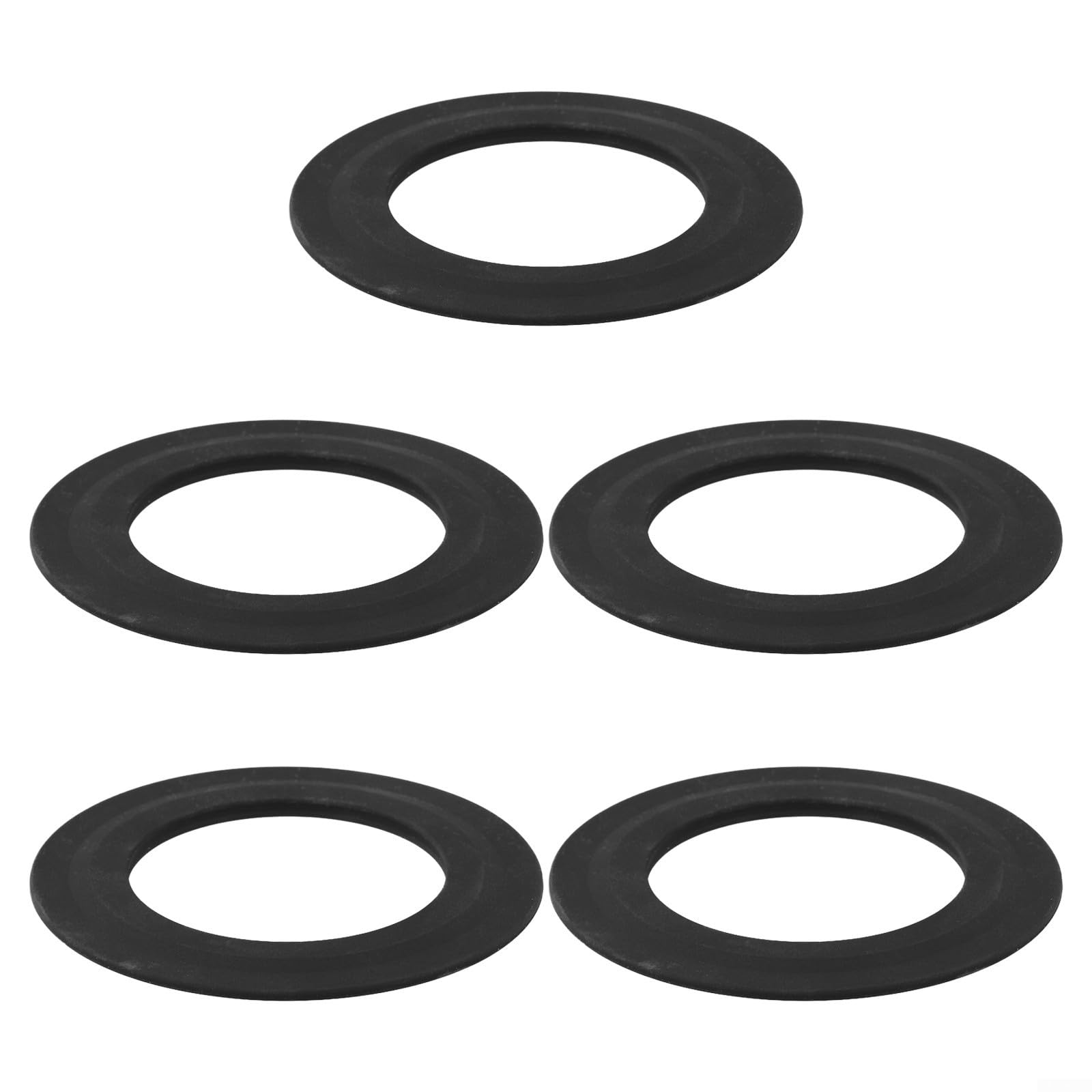 Toilet Flush Valve Rubber Seal, for Siamp for Optima 49 50 Silicone Washer 2.83 Inch, Diameter Compression Connection Leak-Resistant Easy Install (5pcs)