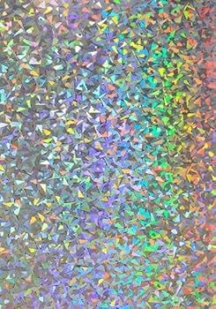 Amazon.com: Syntego 10 Sheets A4 Metallic Holographic Broken