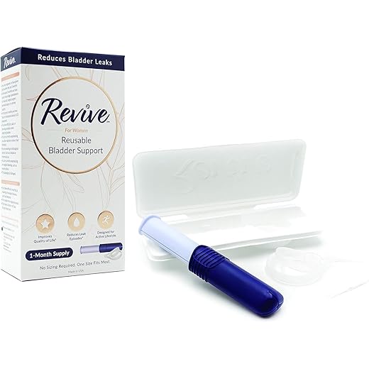 Revive 30-Day Bladder Support for Women. Comfortable. Easy-to-Use. Discreet. Reusable. Get Back to Being You. (Does Not Prevent Urge Incontinence)