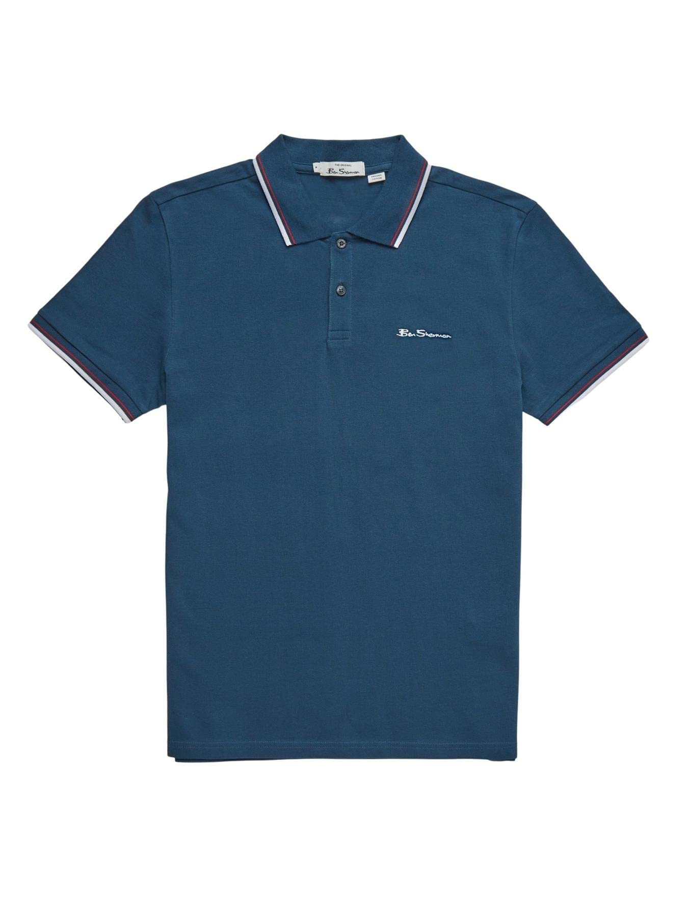 Ben Sherman Men's Dark Teal Kingsize 59310 Signature Polo Shirt Xxl