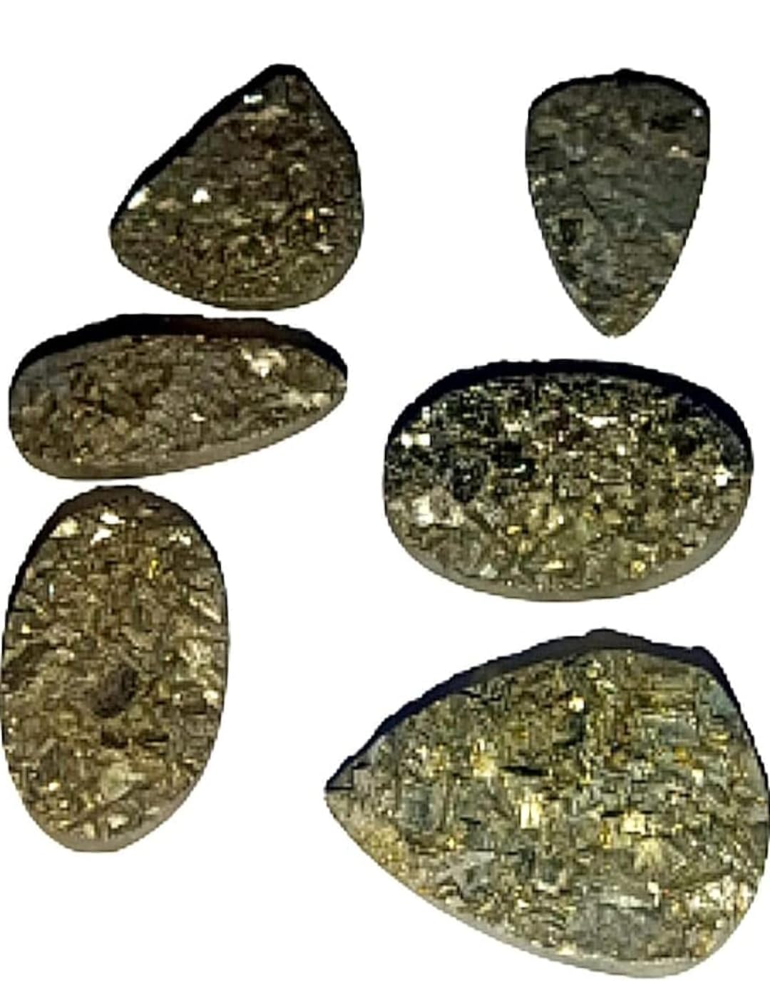 Pyrite Stone Original Cluster Samples - High Energy Natural Iron Pyrite Stone Gold Rock Reiki Crystal (6 PC Only) (B0CKHPQ6JS) Amazon Price History, Amazon Price Tracker