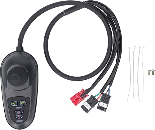 Miniatura 7 de Controlador de palanca de mando para silla de ruedas eléctrica DC24V, controlador de motor de cepillo de control remoto para movilidad de sillas de