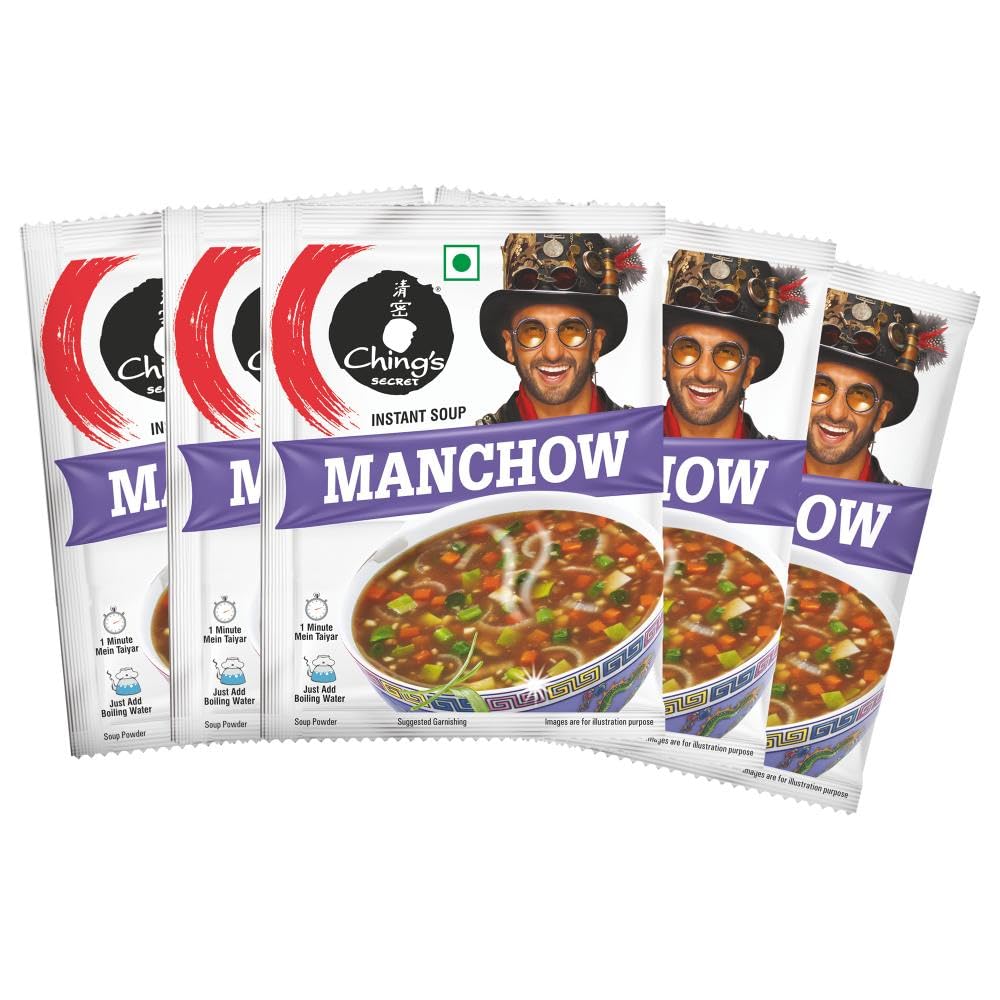 Manchow Instant Soup Pack of 5, 70g