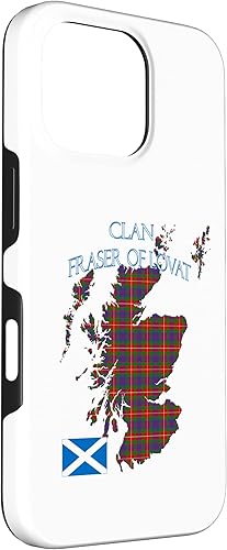 Vista 51 de Funda para iPhone 11 Pro Max Fraser of Lovat Scottish Clan Tartan Scotland