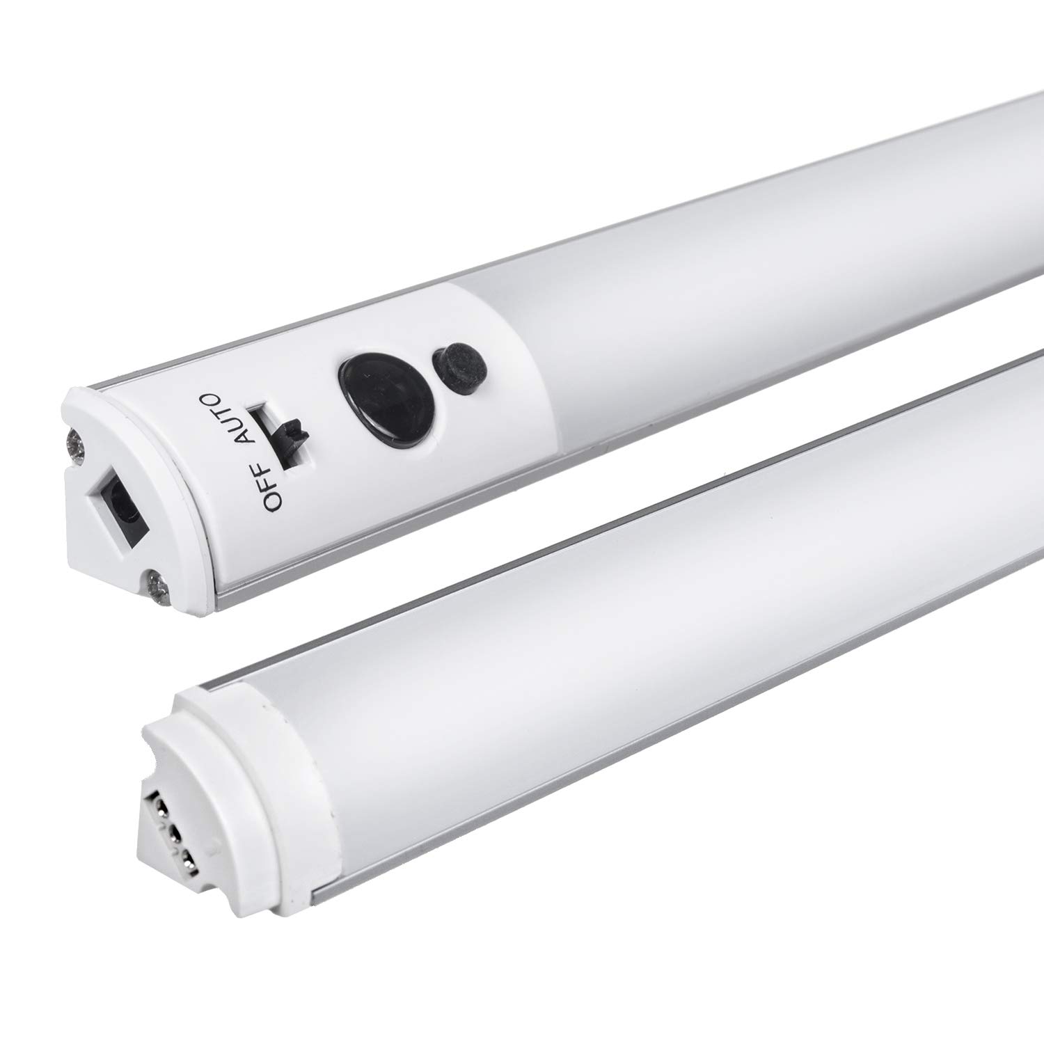 Maclean MCE245 Linear LED lampy podszafkowe z pilotem zdalnego sterowania, liniowa listwa świetlna, timer, regulacja jasności, 240 lm, zimna biel (zestaw 2 modułów)