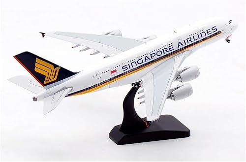 Miniatura 4 de Modelo de avión a escala 1400 para Singapore Airlines StarAlliance Airbus A380 Modelo de avión de aleación adecuado para colección Exquisito regalo