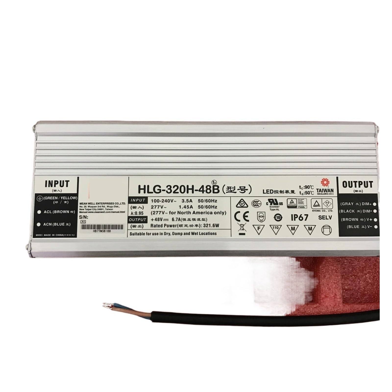 JJKKOZVQF HLG-320H HLG-320H-12B HLG-320H-24B HLG-320H-36B HLG-320H-48B HLG-320H-54B 320W(HLG-320H-12B)