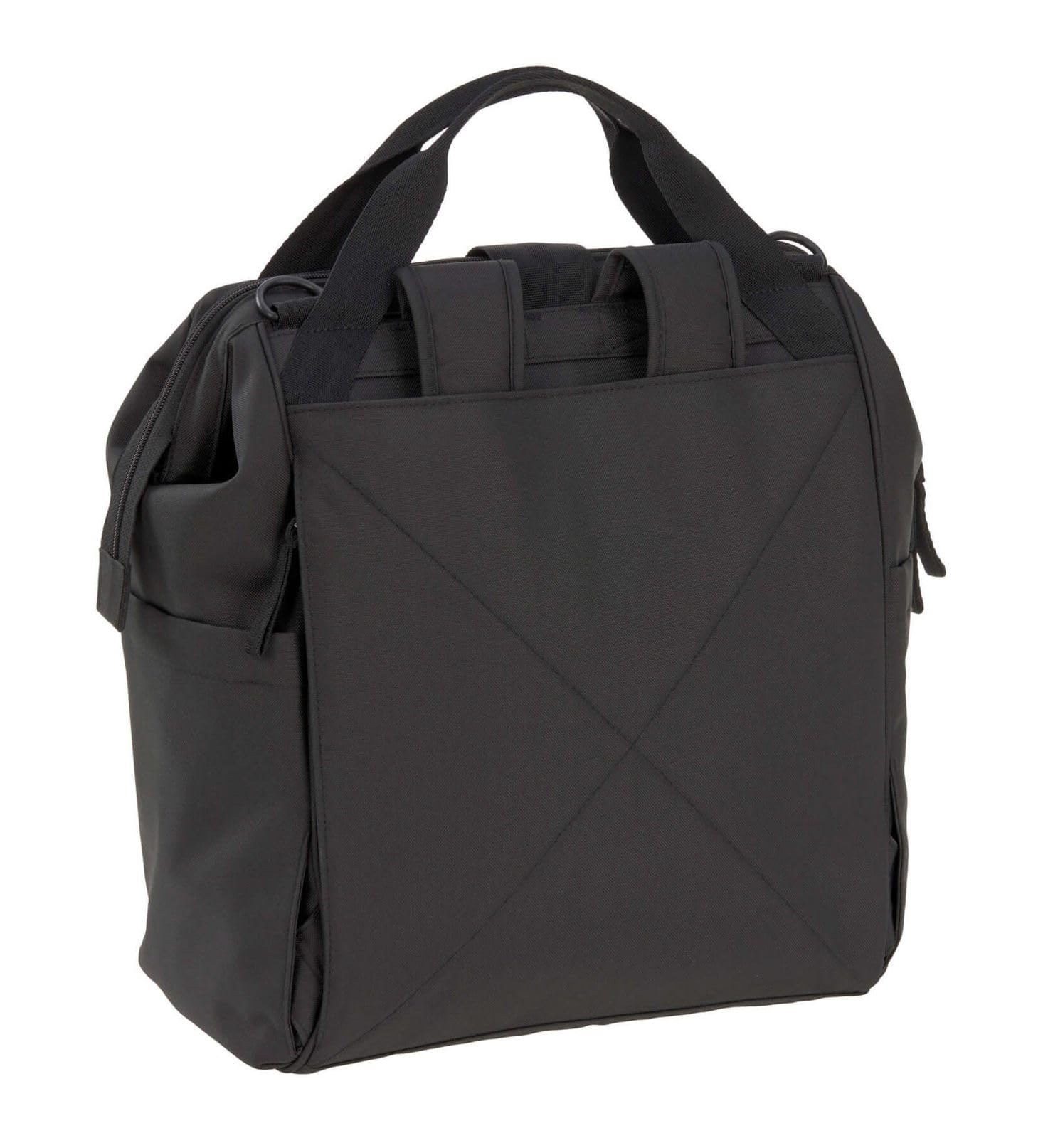 Lässig 1103034000, Zaino fasciatoio per bambini Borsa fasciatoio con accessori per il cambio Zaino con fasciatoio prodotto in modo sostenibile/Goldie Up Backpack black
