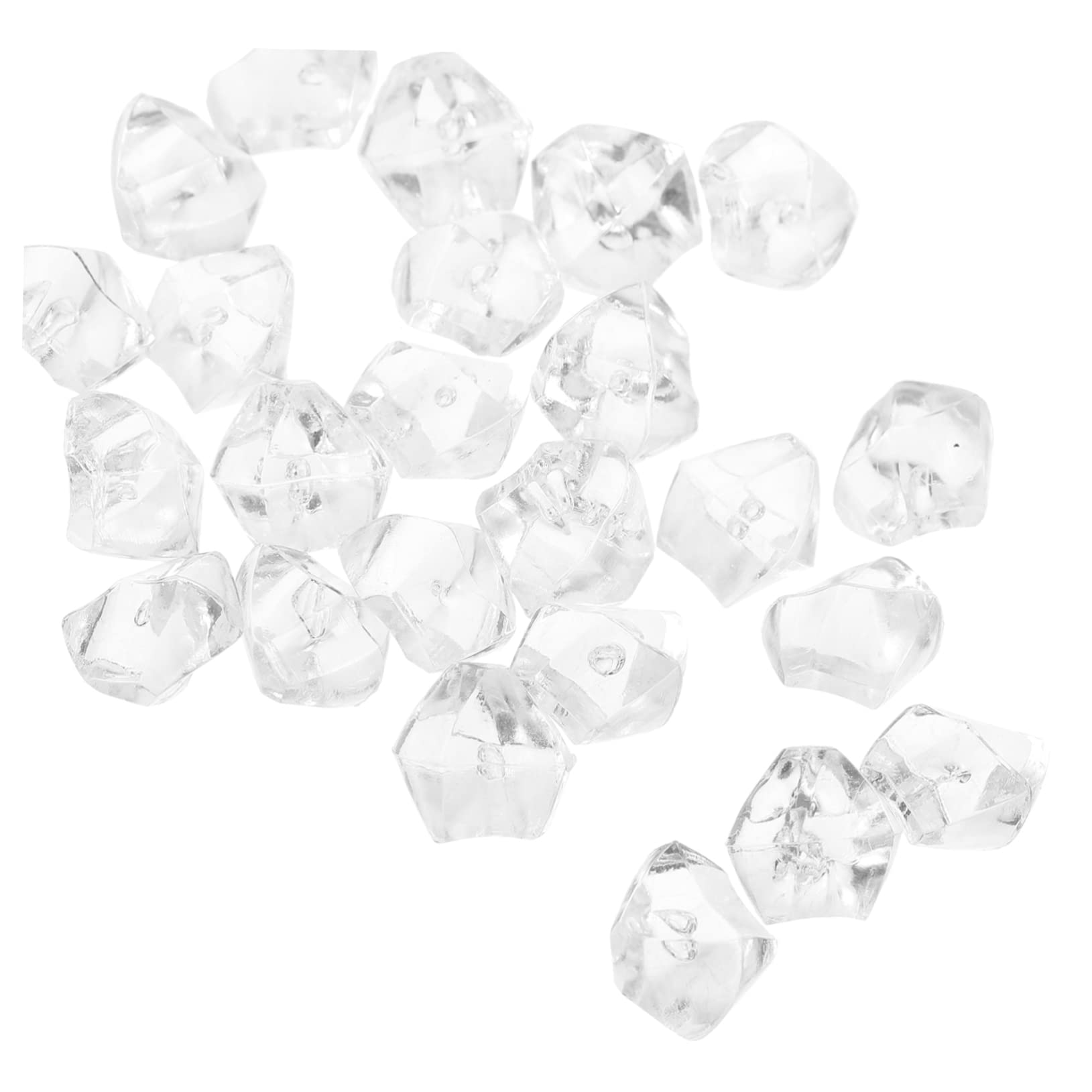 Amosfun 200 Pz Diamante Fai da Te Hair Charms Hair Jewelry coriandoli da tavola Cristalli da Sposa ciottoli per vasi Arredamento Diamanti in Resina Trasparente Diamanti per l'artigianato