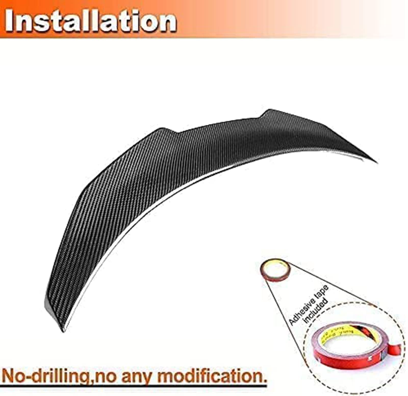ABS Spoiler Rear Wing Spoiler For BMW 8 Series G15 & F92 (M8) 2019-2021 2-Door Coupe,Car Tuning Styling Accessories