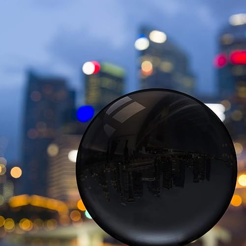 Miniatura 5 de MerryNine Bola de cristal K9 superior de 3.150 in3.15 pulgadas con elegante soporte metálico y paño limpio de microfibra, accesorio decorativo y de