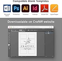 Vista 4 de 2x3 inch Rectangle Stickers Labels Matte White, Pack of 200, for Inkjet and Laser Printer, Vinyl Sheets Packaging Address Mail Business Craftiff