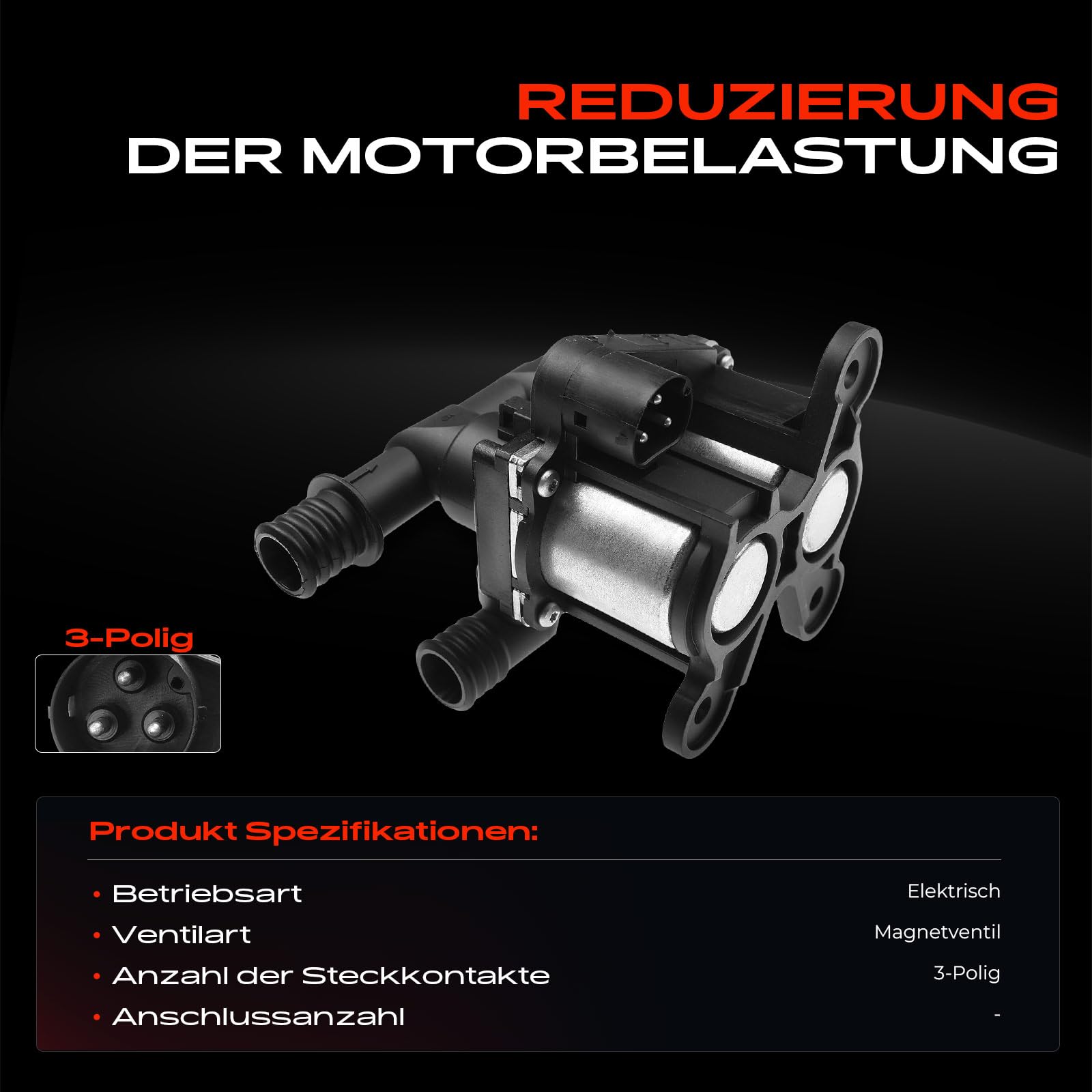 Frankberg Kühlmittelregelventil für 5er + Touring E34 7er E32 8er E31 1.8L-5.6L 1986-1999 64111391958
