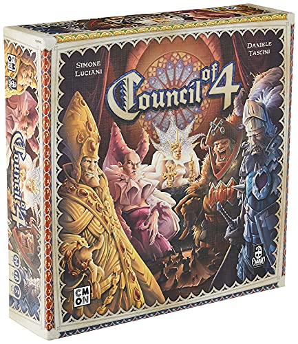 CMON Council of 4, juego de mesa miniatura 1