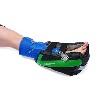 HeelMedix Advanced Heel Protector with Stabilizer Wedge, Pressure Injury Prevention, Foot Care, DVT Exit Ports, 14.9 x 7 x 11 inches, 11-to-19-inch Calf Circumference, One Boot, Standard Size