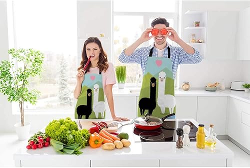 Miniatura 7 de Africa Map - Delantal de cocina con diseño de jirafa, puesta de sol, paisajes, vintage, árbol de acacia, animal, vista de la naturaleza, delantal