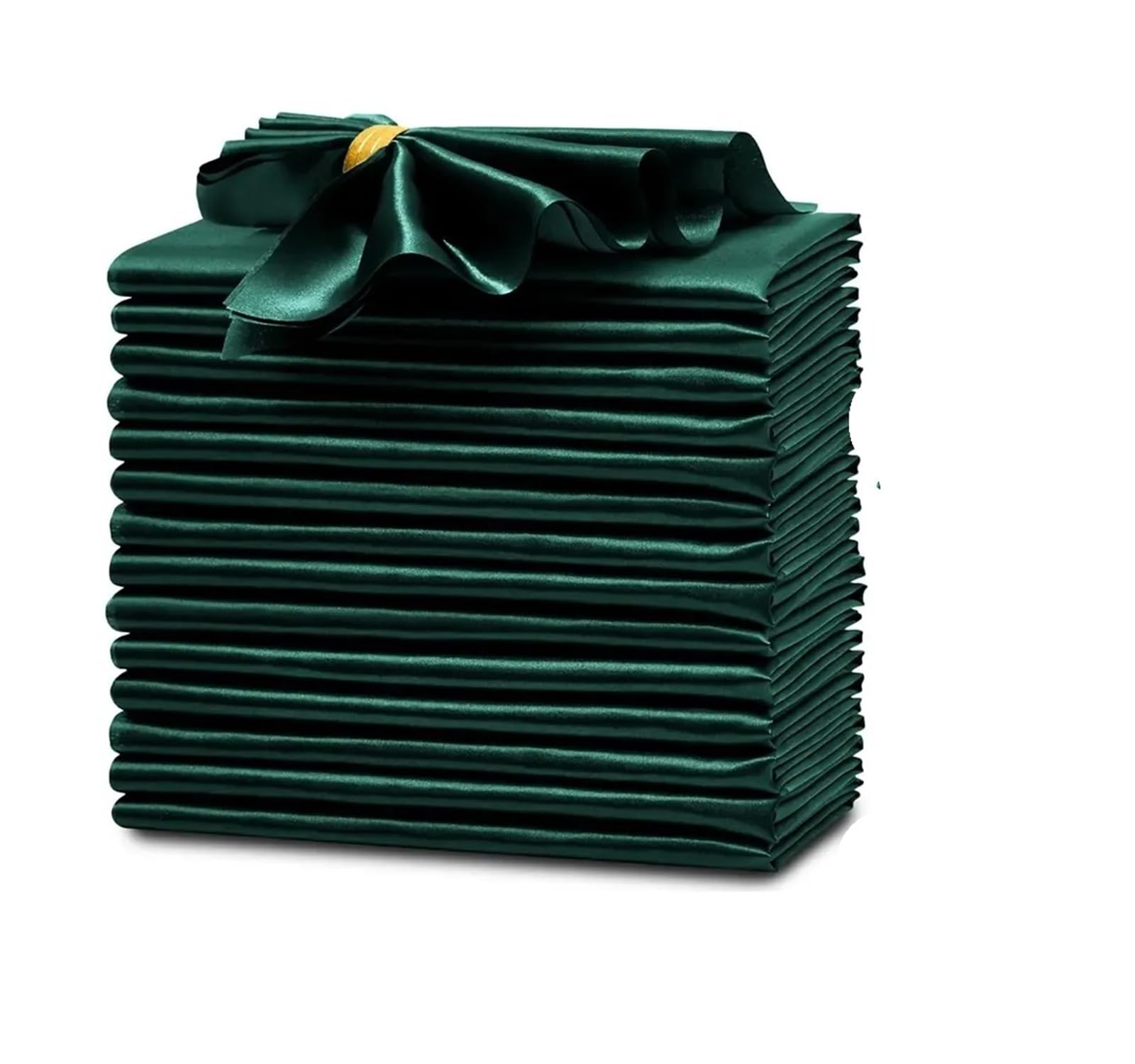 Napkins 50PCS Satin Napkins 30X30CM Soft Dinner Square For Party Wedding Decoration Banquets(Color 18)
