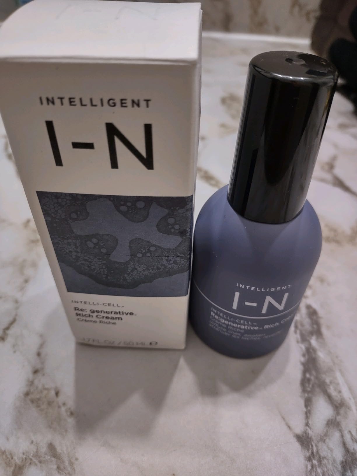Intelligent Nutrients Re:generative Rich Cream Moisturizer, Intelli-Cell Science-Based Hydration Replenishes the Moisture Barrier and Evens Tone, Vegan, 1.7 Oz