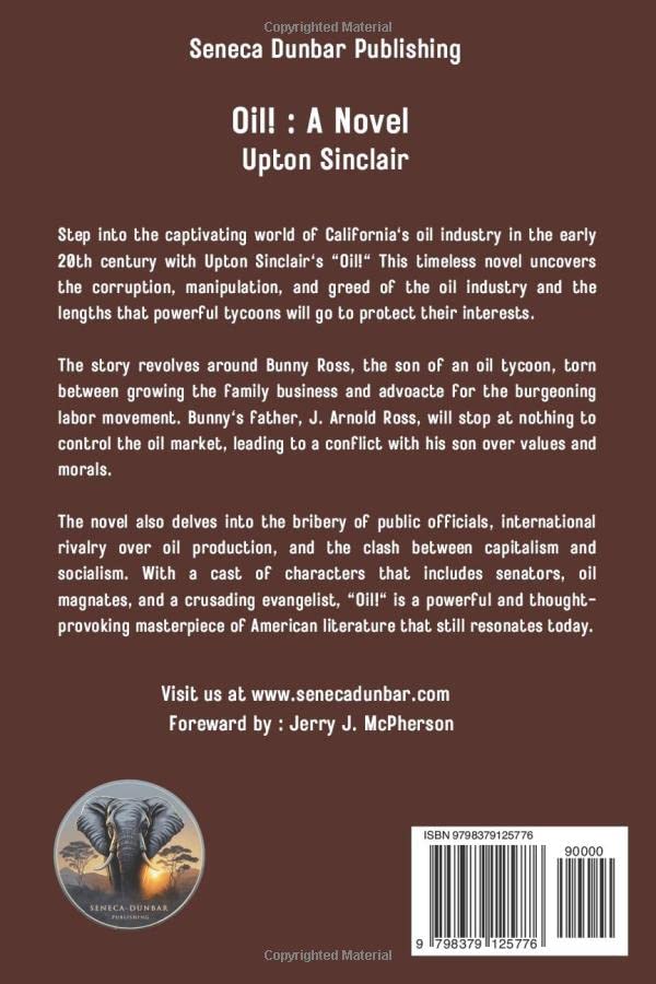 Miniatura 2 de Oil! A Novel by Upton Sinclair The Inspiration to There Will Be Blood