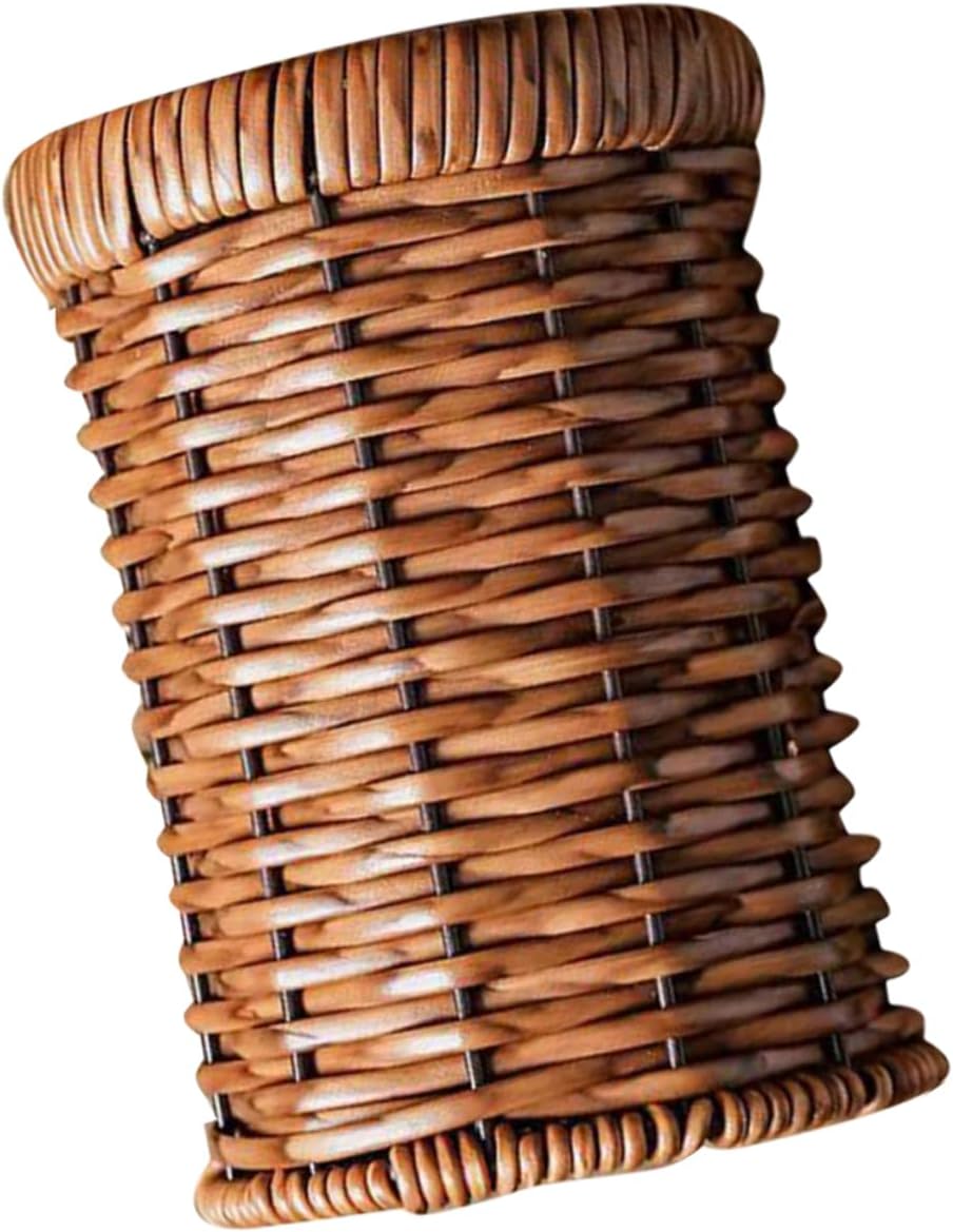 Woven Cutlery Organizer Basket for Kitchen Counter Rustic Utensil Rack Holder Practical Storage for Silverware Cutlery for Housewarming Home Organization